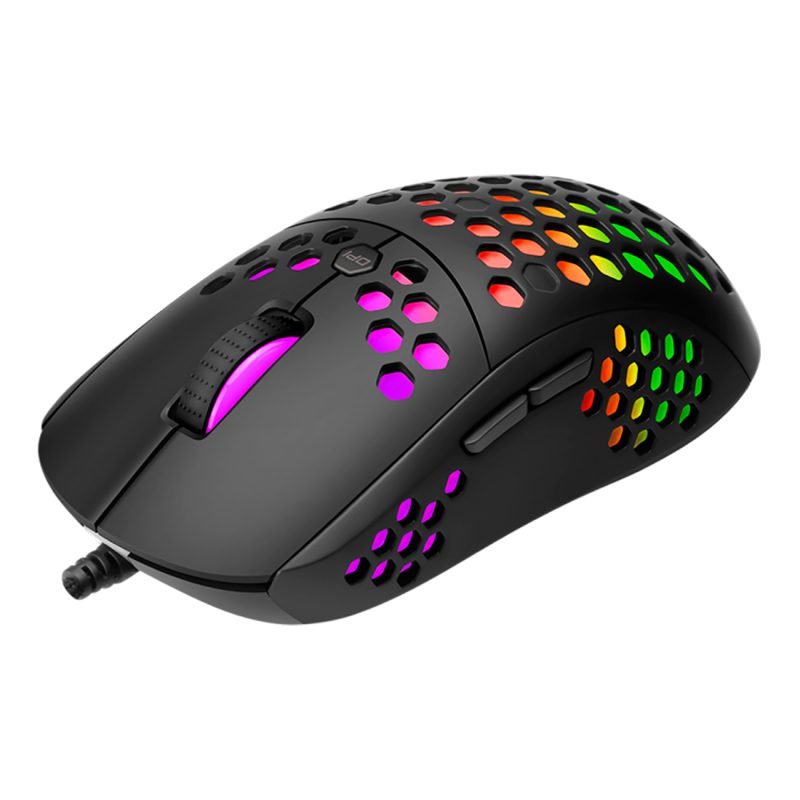 Mouse Gamer Marvo Scorpion G961 RGB Chroma Ergonómico 12.000dpi 6 Botones Estilo Panal 2