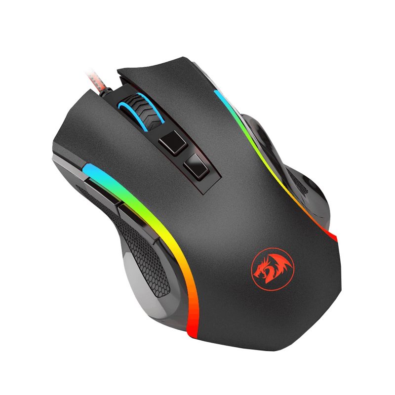 Mouse Gamer Profesional Redragon Griffin M607 RGB 8 Botones Switch Omron - Negro 1