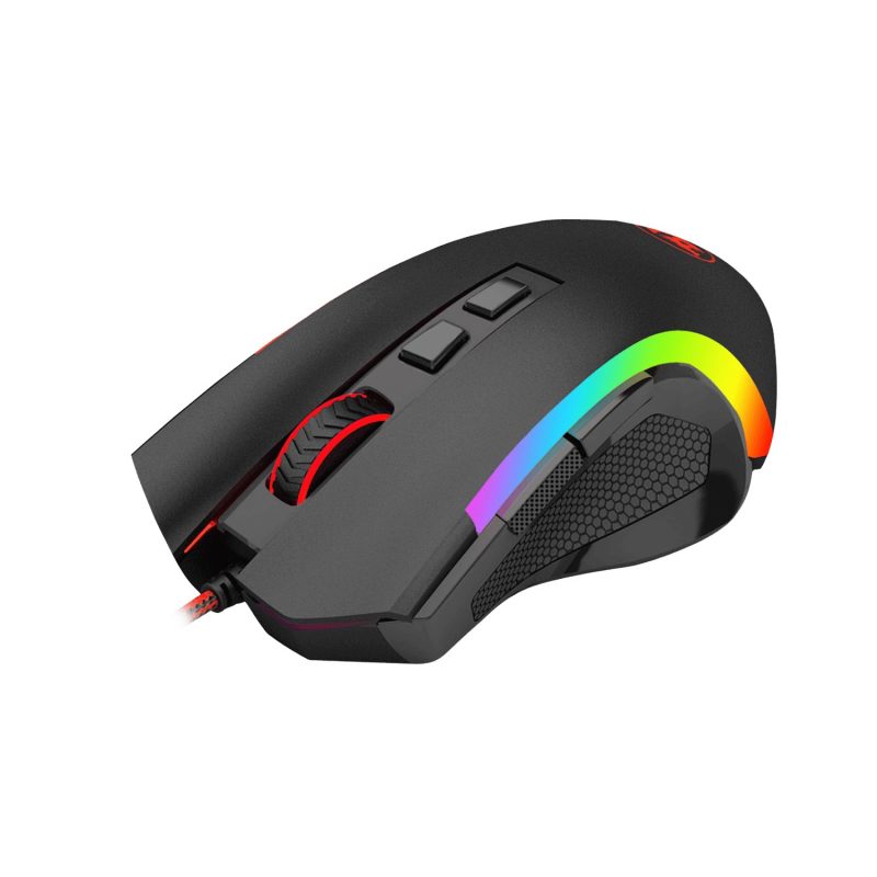 Mouse Gamer Profesional Redragon Griffin M607 RGB 8 Botones Switch Omron - Negro 3