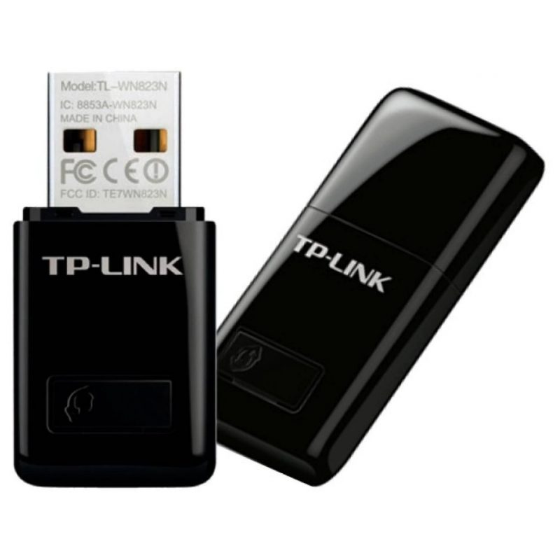 Adaptador de Red USB WiFi Inalambrico TP-Link TL-WN823N 300mbps Nano 1