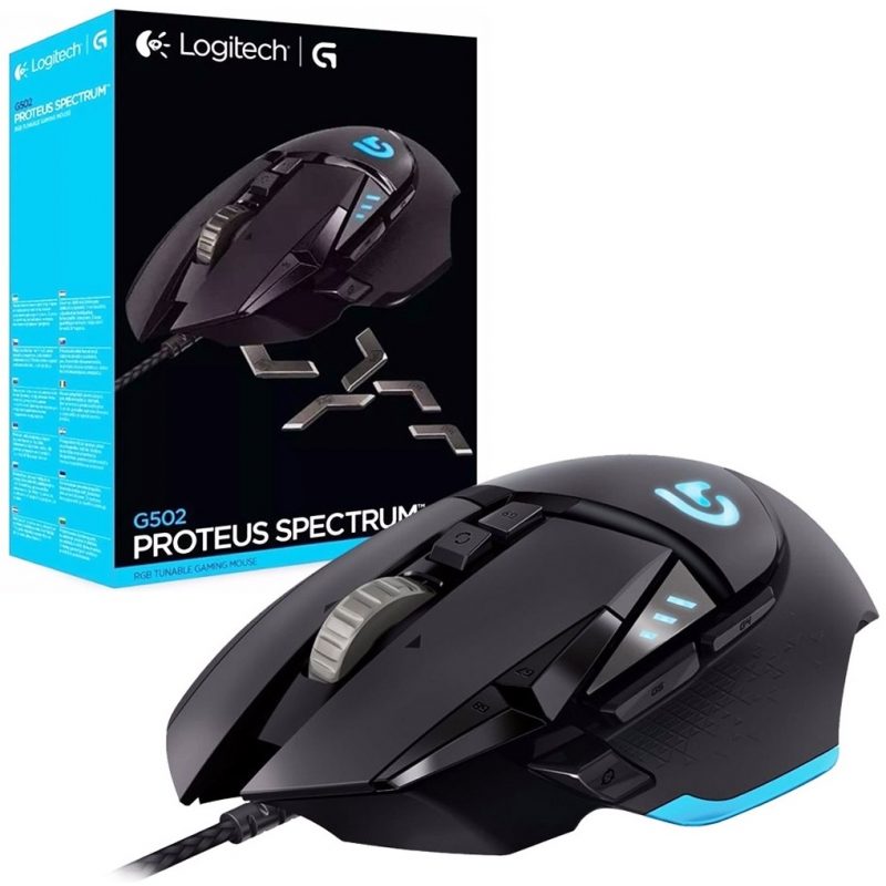 Mouse Gamer Logitech G502 Proteus Spectrum RGB 11 Botones 1