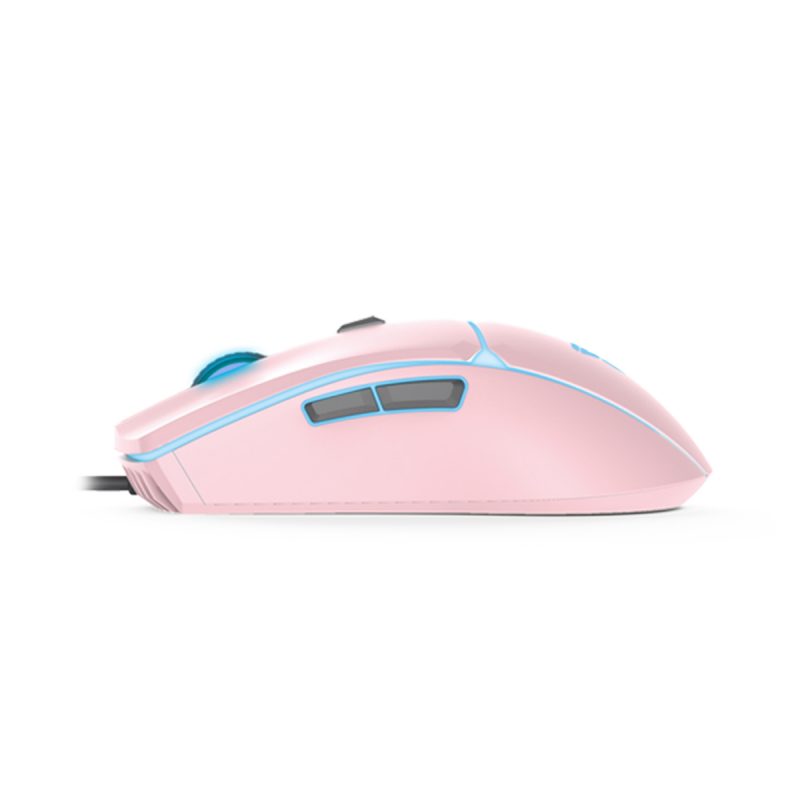 Mouse Gamer Fantech VX7 Chroma RGB Ergonómico 6 Botones programables - Sakura Edition Rosado 3