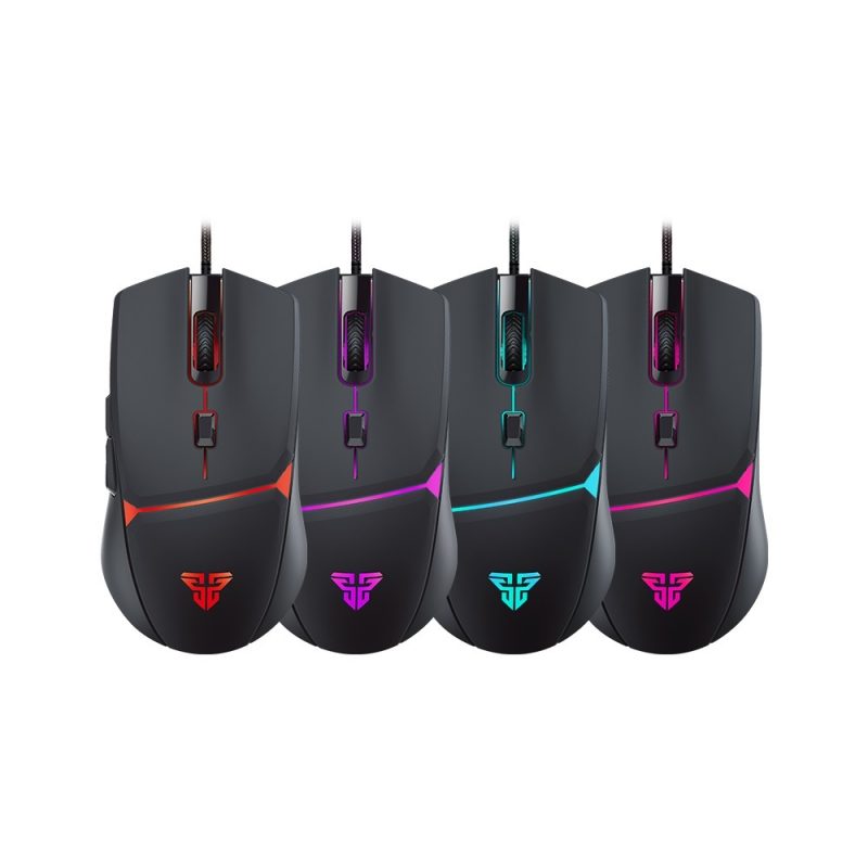 Mouse Gamer Fantech Crypto VX7 6 Botones 4 Colores LED 60 IPS / 15G - Negro 4