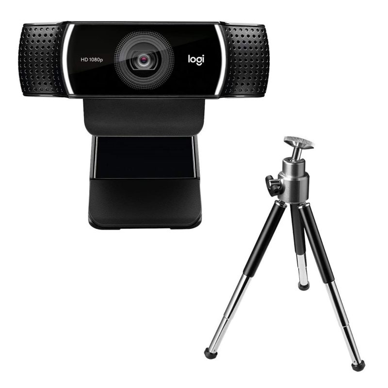 Camara Web Logitech C922 Pro Full HD 1080p con Microfono + Tripode 1