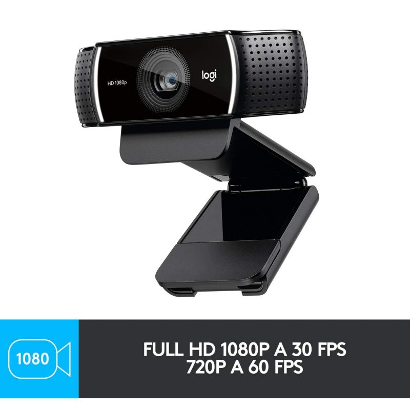 Camara Web Logitech C922 Pro Full HD 1080p con Microfono + Tripode 3