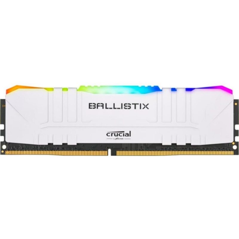 Memoria RAM DDR4 8GB 3200Mhz Crucial Ballistix White Gaming con RGB (Blanca) 1