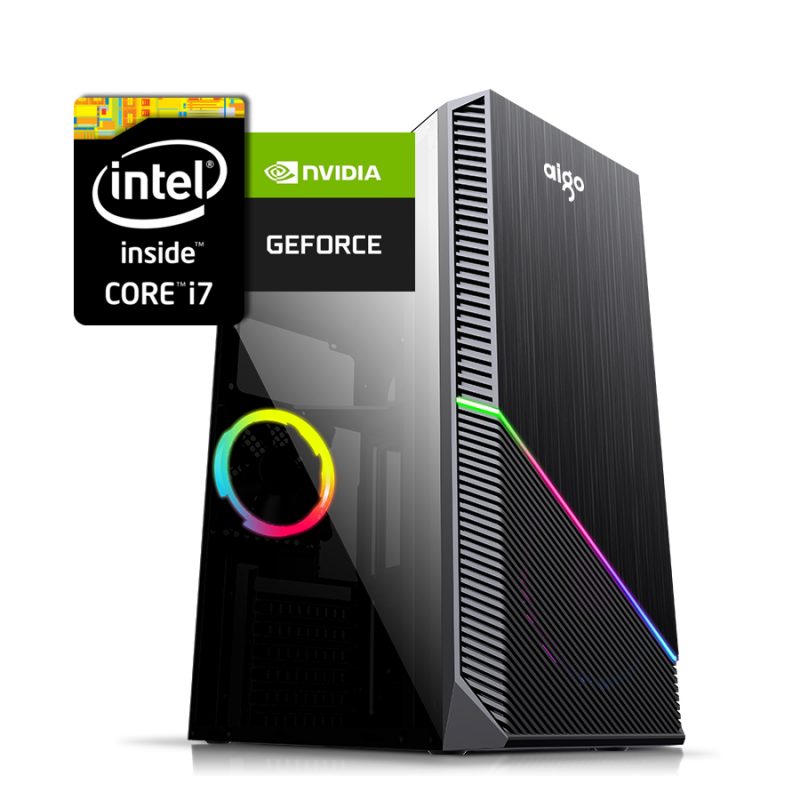PC Computadora Gamer Intel Core i7-4790 12GB Ram 240GB SSD 500GB HDD Tarjeta de Video GeForce GT730 2GB 1